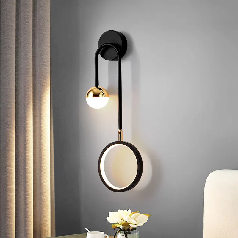 Afralia™ Nordic LED Adjustable Wall Lamp Sconces for Home Decor & Lighting