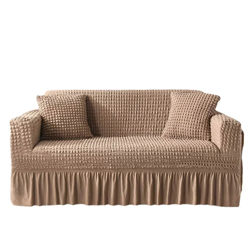 Afralia™ Plush Sofa Cover: 3D Thick Stretch Slipcover for Cozy Couch Protection