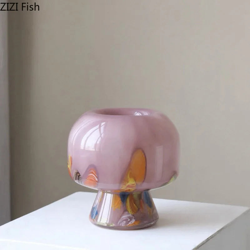 Glass Vase Hydroponics Plant Pots Afralia - Artistic Floral Room Decor