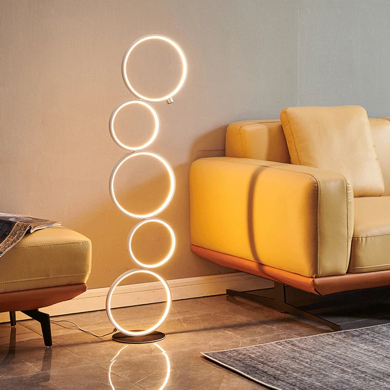 Nordic Minimalist LED Floor Lamp by Afralia™ for Home Decor & Interior Lighting