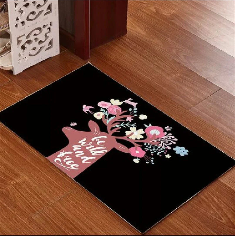 Afralia™ Underwater World Crystal Velvet Door Mat: Anti-Slip, Durable, Easy to Clean Rug