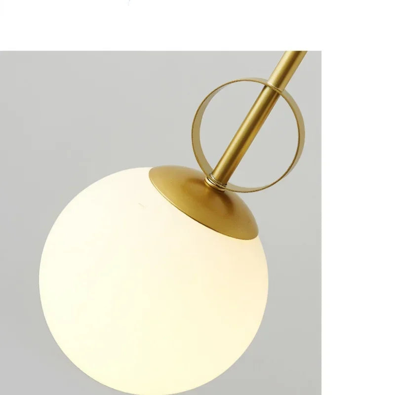 Afralia™ LED E14 Pendant Lights: Modern Black Gold Chandelier for Dining Living Room & Bedroom