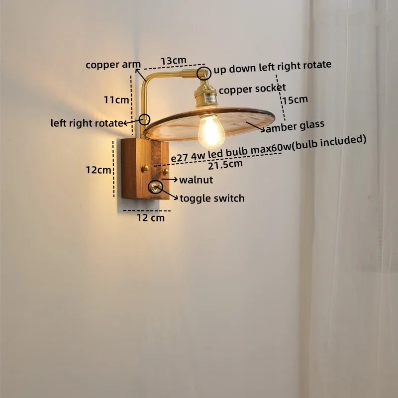 Afralia™ Nordic LED Glass Wall Lamps for Bathroom Living Room Bedroom Stair Light Fixtures