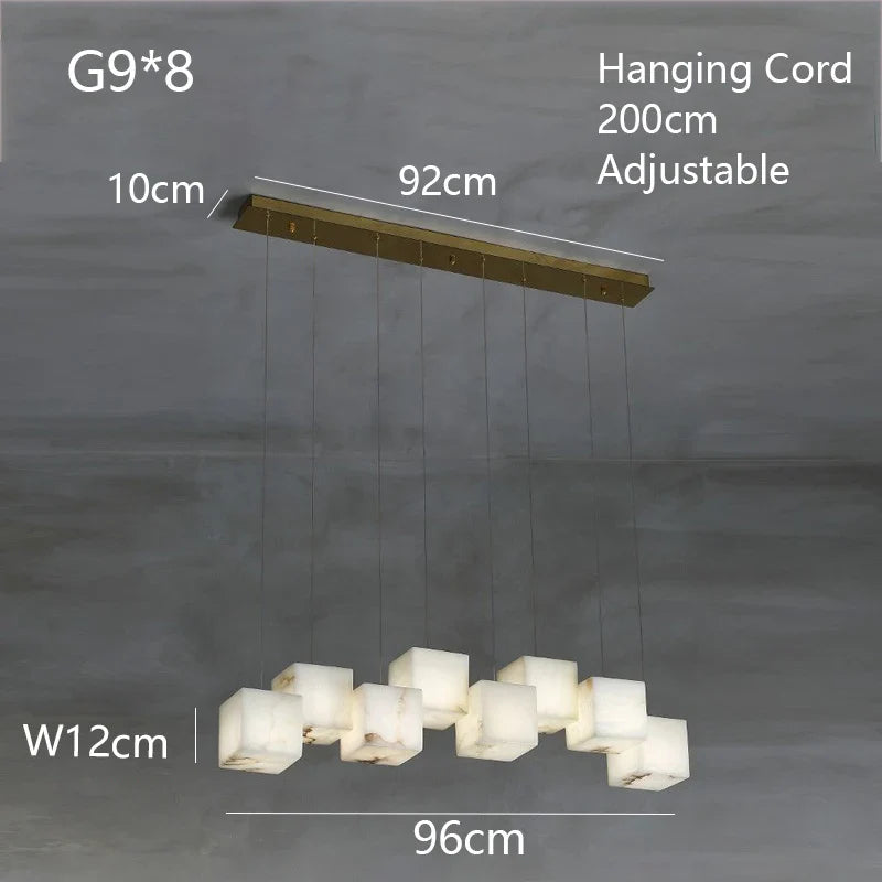 Afralia™ Golden Lucite Staircase Pendant Light, Elegant Living Room Ceiling Decor