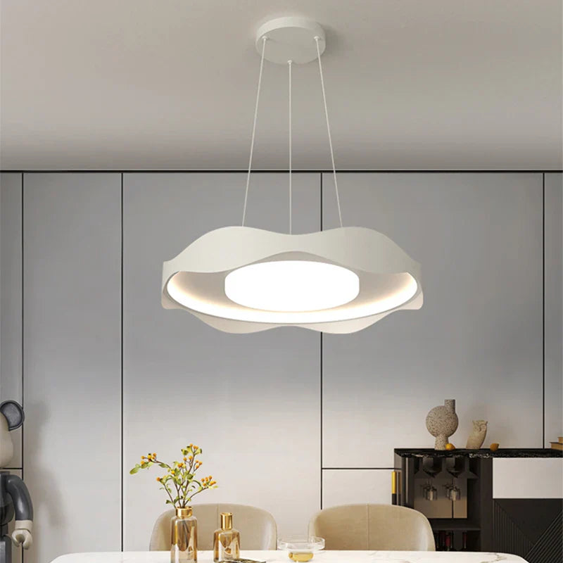 Afralia™ LED Chandelier Lights: Modern Indoor Lighting for Kitchen Dining Room Bedroom Decor