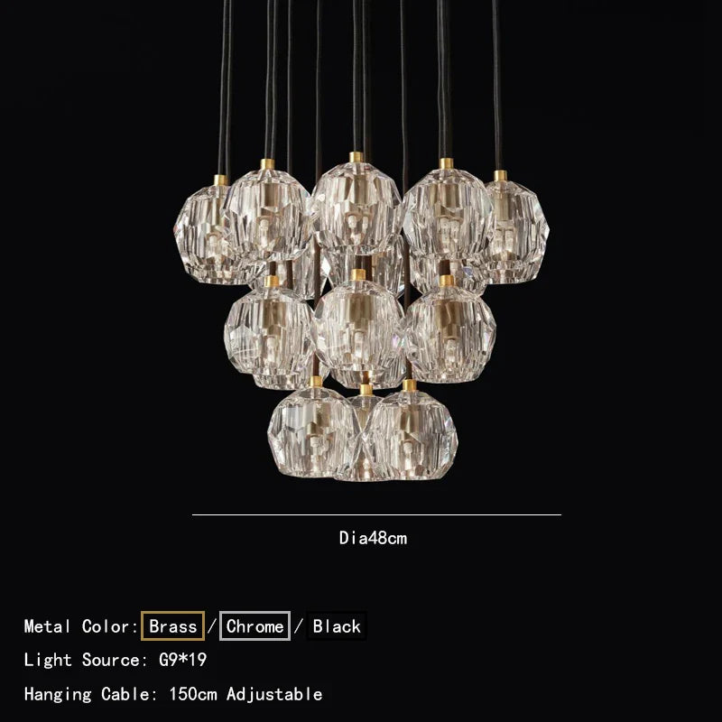 Afralia™ Crystal Gold Chandelier: Luxury Lighting Fixture for Kitchen, Modern Design & High-Quality Craftsmanship