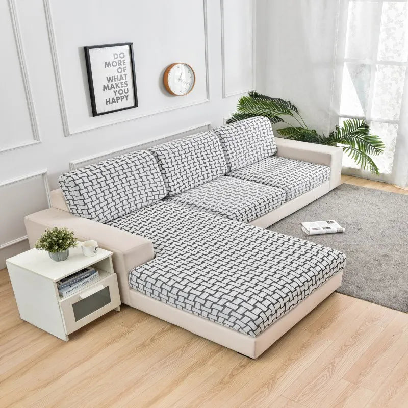 Afralia™ Premium Jacquard Chenille Sofa Seat Covers - Stretchy & Thick Loveseat Protector