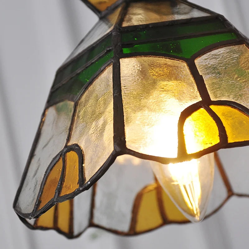 Afralia™ Glass Brass Pendant Lamp Adjustable Wire LED Dining Room Kitchen Bar Balcony Decor