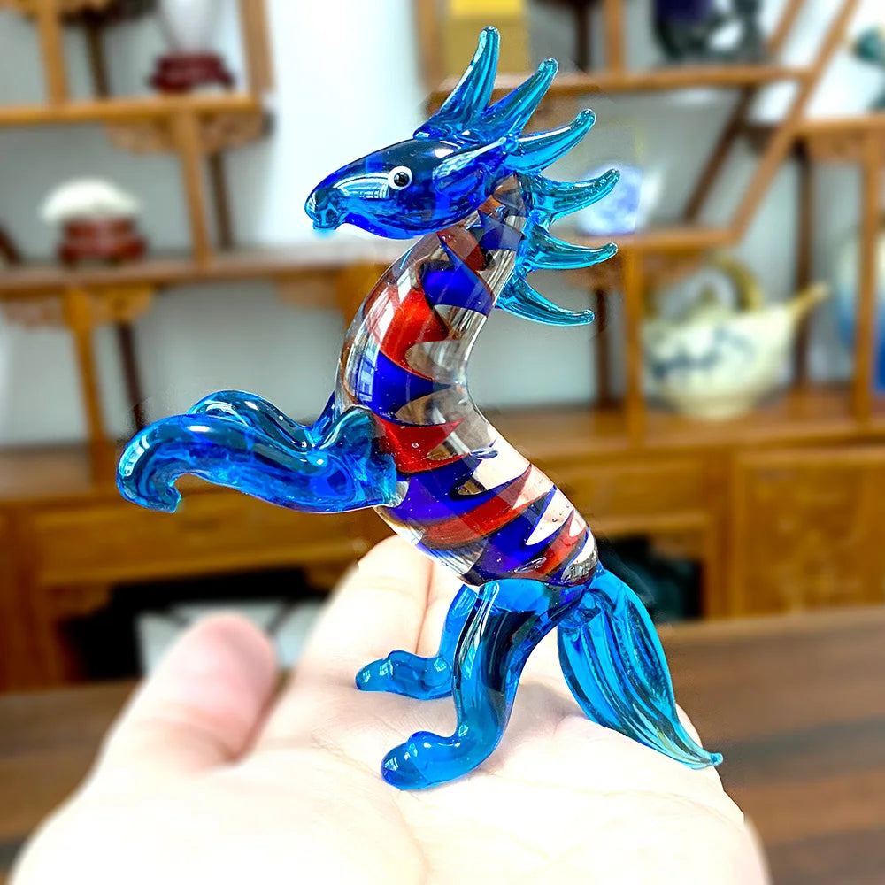 Afralia™ Glass Animal Figurines: Hand Blown Art Collectibles for Home Decor & Gifts