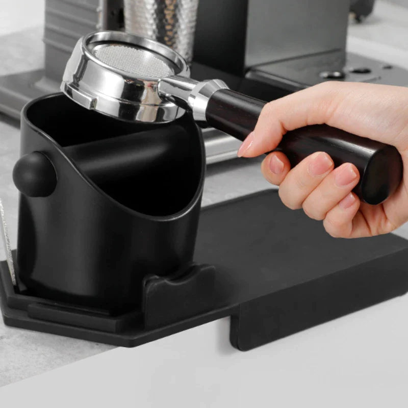 Coffee Tamper Holder Mat Support Base by Afralia™: Barista Cafe Accessories Tamping Station Stand