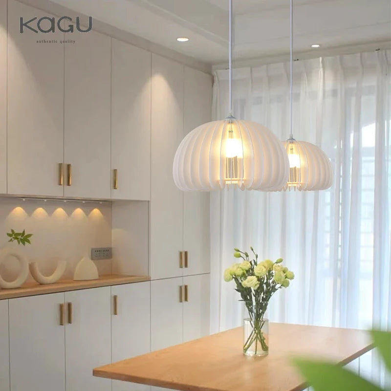 Afralia™ Modern Pumpkin Art Ceiling Chandelier Pendant Lights for Home Décor