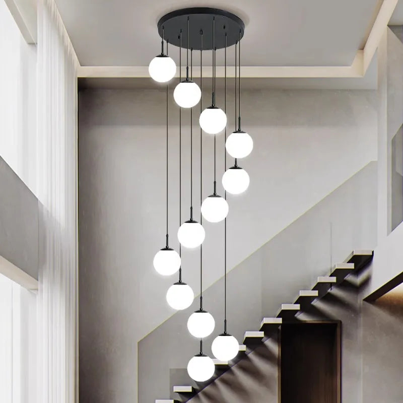 Afralia™ Modern Pendant Light: Indoor LED Chandelier for Dining Room & Home Decor