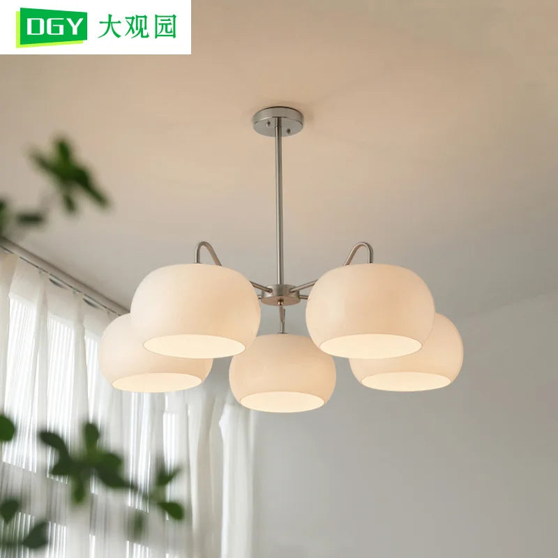 Afralia™ Glass Pendant Light LED Fixture for Living Room Dining Bedroom