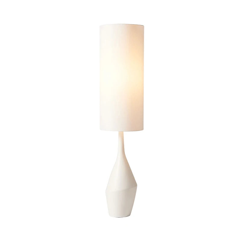 Afralia™ Cream LED Floor Lamp Nordic Minimalist Style for Living Room & Bedroom