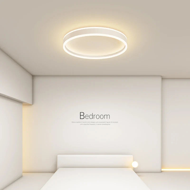 Afralia™ Modern Minimal LED Ceiling Light Acrylic Dimmable Round Lamp Fixtures