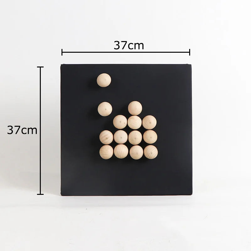 Afralia™ 3D Ball Hanging Wall Decor Ornaments Modern Living Room Background Art