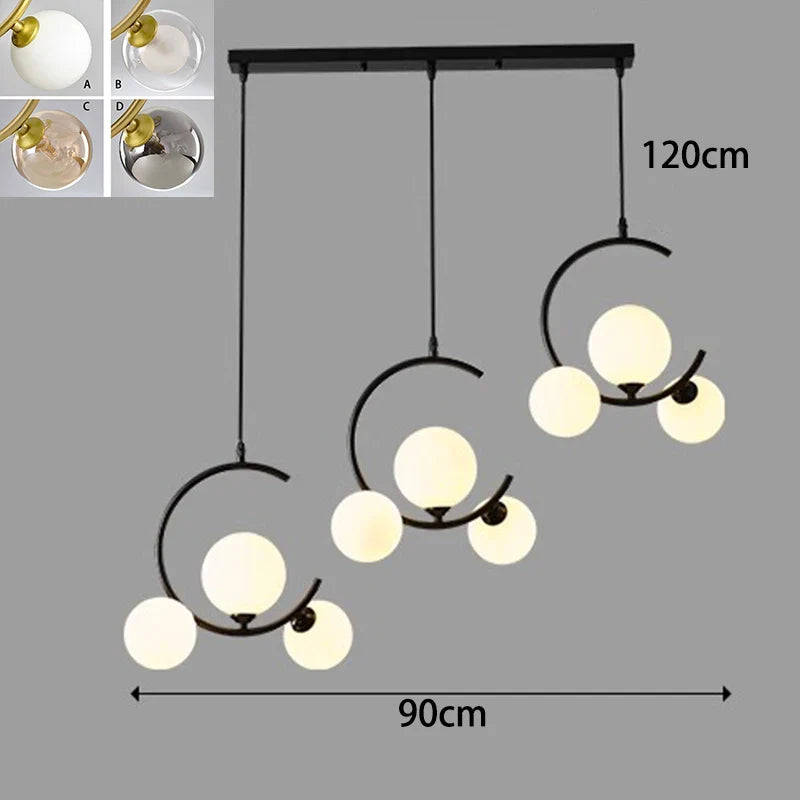 Afralia™ Modern LED Pendant Light Chandeliers for Living and Dining Room
