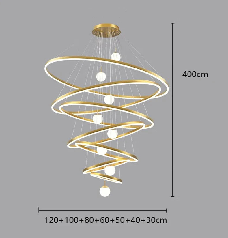 Afralia™ Modern LED Branch Chandelier for Living Room, Staircase, and Entrance Hall