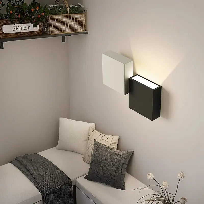 Afralia™ Nordic LED Wall Lamp - Simple Modern Living Room Bedroom Corridor Staircase Light