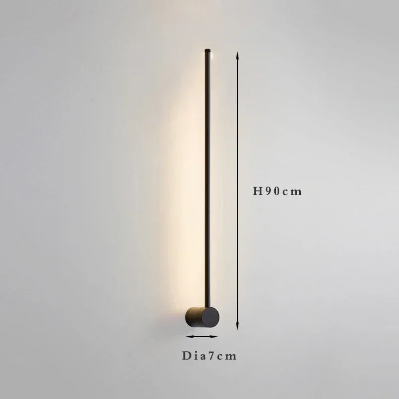 Afralia™ Modern Slim Wall Sconce & Ceiling Light for Bedroom Living Room