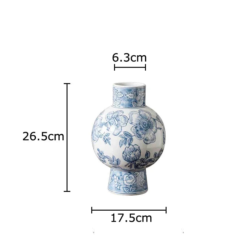 Afralia™ Yellow Porcelain Vase: Creative Classical Flower Pot for Aesthetic Table Decoration