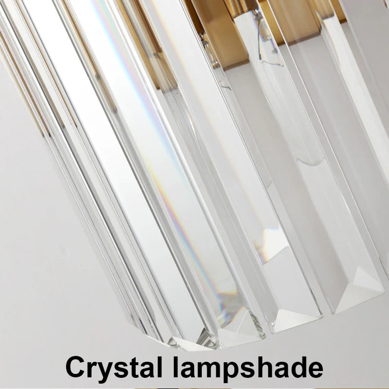 Afralia™ Crystal Wall Light: Modern Nordic Sconces Indoor Lighting for Living Room Bedroom