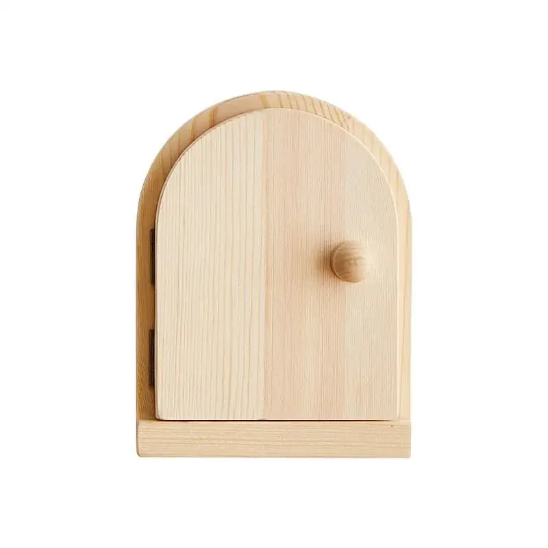 Afralia™ Wood Switch Sticker Socket Trim & Protective Cover Wall Decoration Craft