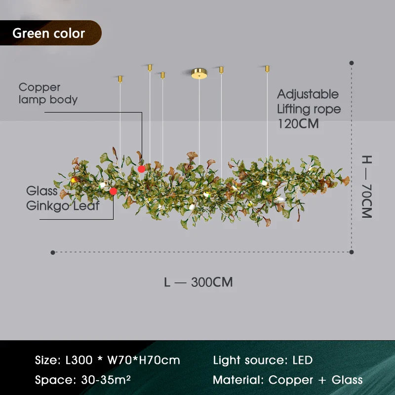 Afralia™ Modern Glass Chandelier Luxury Lighting for Dining Living Room Villa Decor