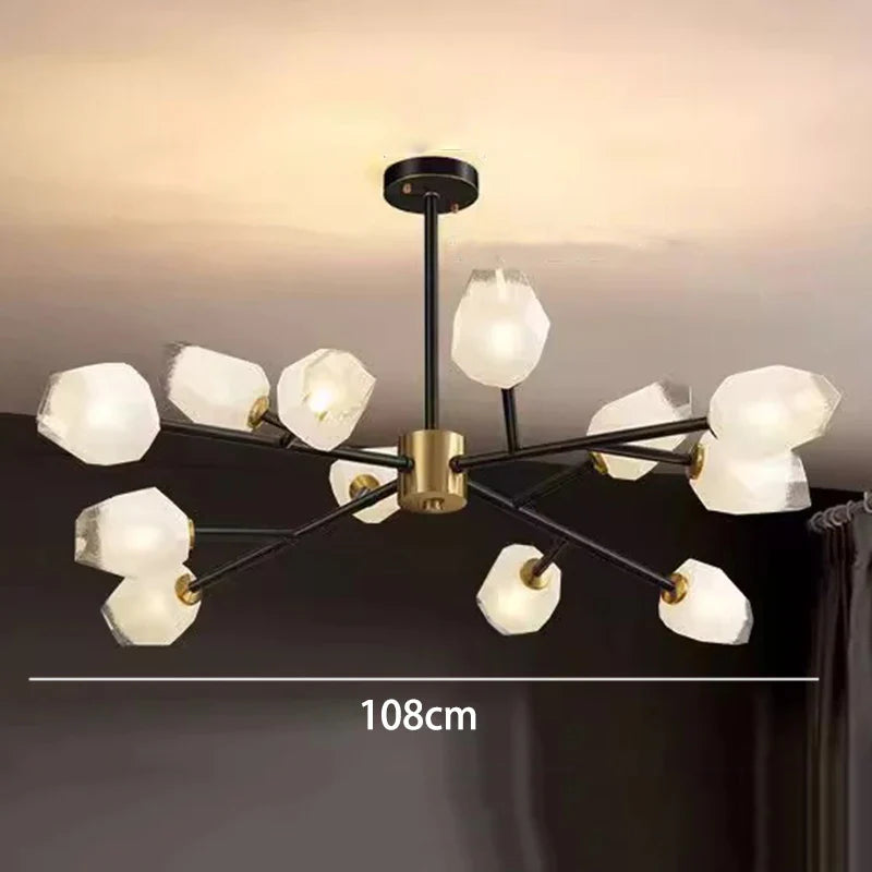 Afralia™ Modern Ceiling Chandelier for Dining Room Living Room Indoor Lighting