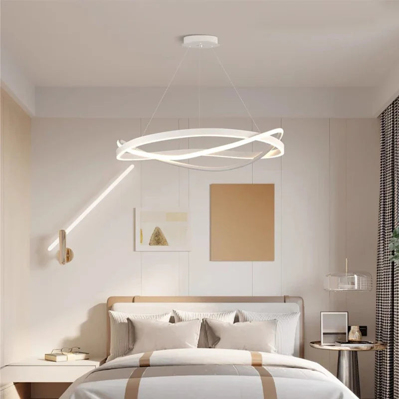 Nordic Crystal LED Pendant Lamp for Kitchen Island by Afralia™