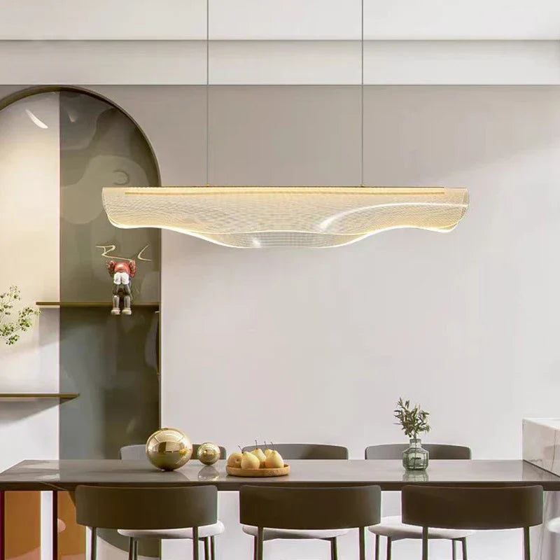 Afralia™ Modern Nordic Acrylic Chandelier for Dining Table Office Indoor Lighting