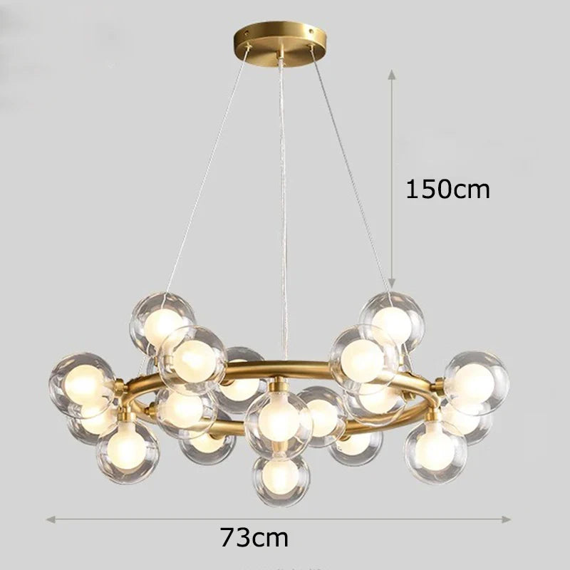 Afralia™ LED Pendant Chandeliers for Modern Living and Dining Room Lighting