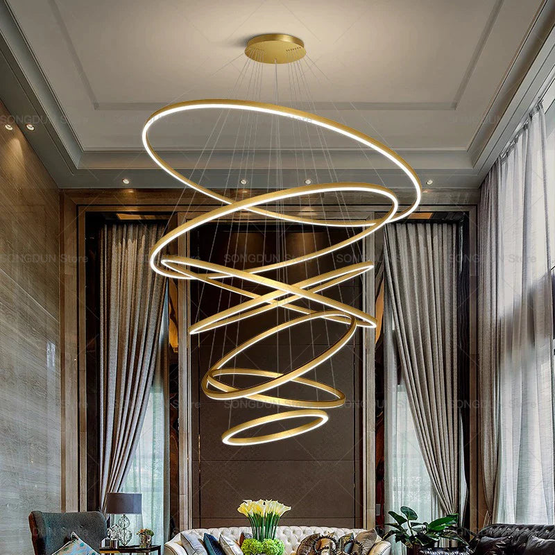 Afralia™ Modern Luxury Chandelier for Elegant Living Rooms