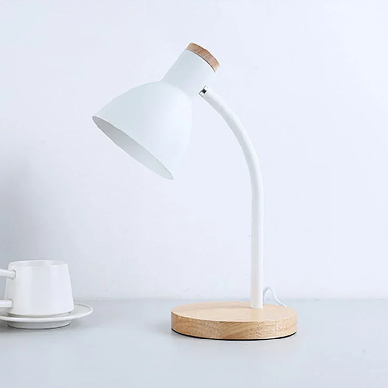 Afralia™ Nordic Desk Lamp - Creative Wood Table Lamp for Bedroom and Study