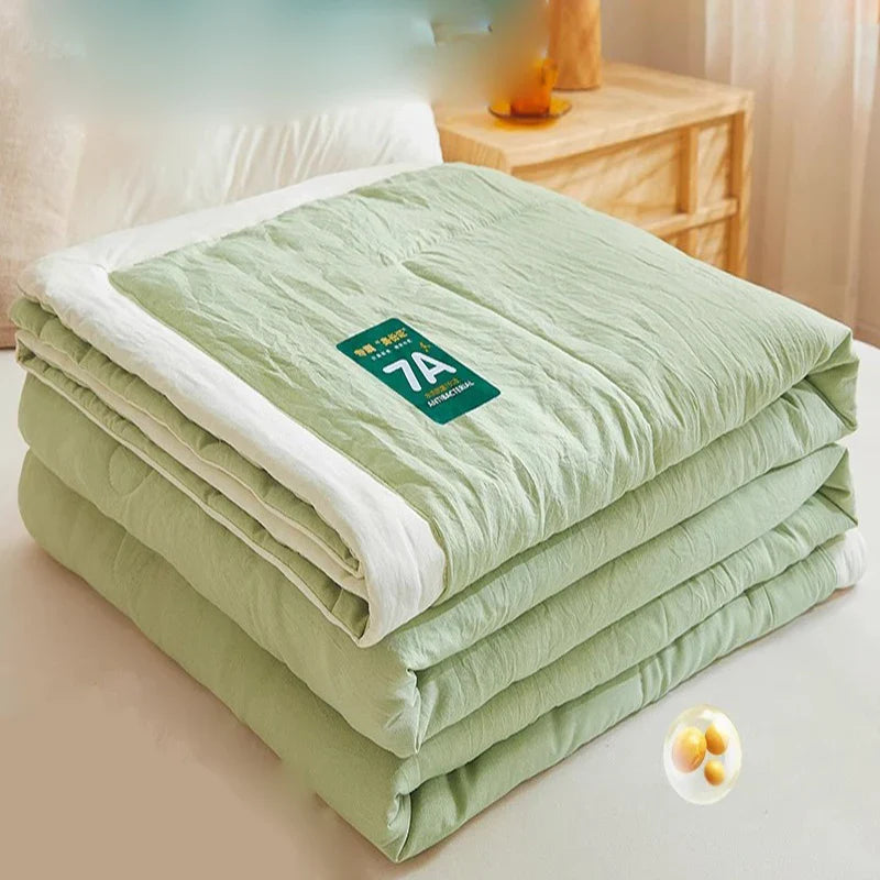 Afralia™ Summer Breeze Cotton Quilt for Queen/King Double Single Bed