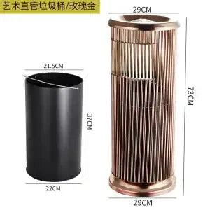 Afralia™ Waste Bins: Hotel Lobby, Club Corridor, Elevator Entrance, KTV Trash Bin with Ashtray