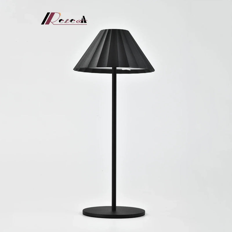 Afralia™ Portable LED Desk Lamp Touch Light for Home, Restaurant, Bar & Hotel