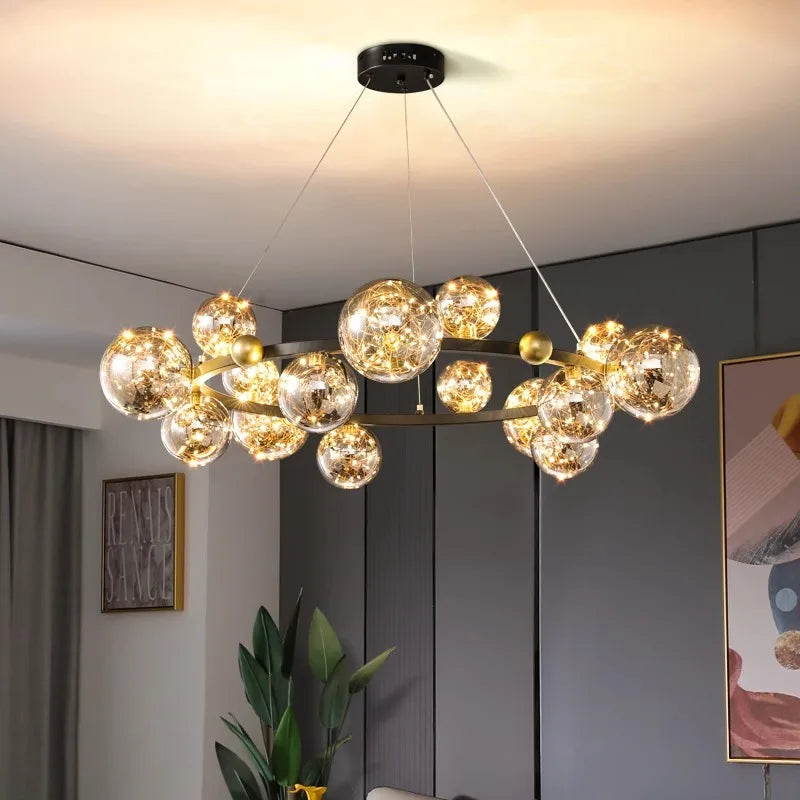 Afralia™ Crystal Chandelier: Modern Stair Pendant Lamp for Living Room, Interior Lighting