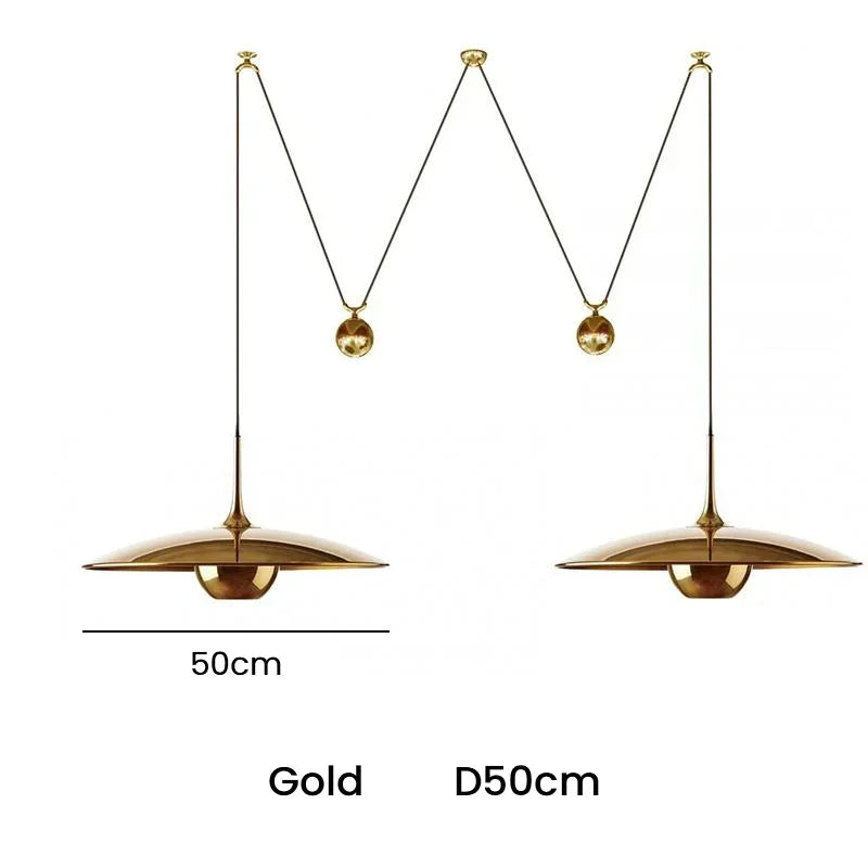Afralia™ LED Pendant Lighting Lamp for Bedroom Dining Room Bedside, Adjustable Hanging Light Fixture