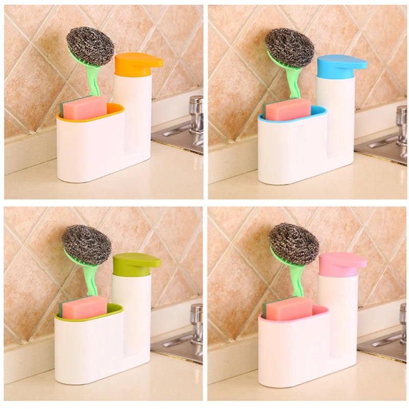 Afralia™ Bathroom Shampoo Soap Dispenser Container Holder - Portable Plastic Liquid Soap Storage