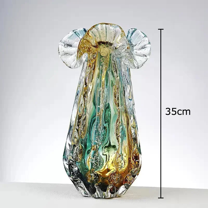 Afralia™ Bubble Glass Vase: Hydroponics Table Decor, Flower Arrangement, Aesthetic Room Accent