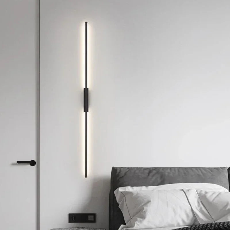 Afralia™ Nordic Slim LED Wall Sconces for Bedroom & Living Room