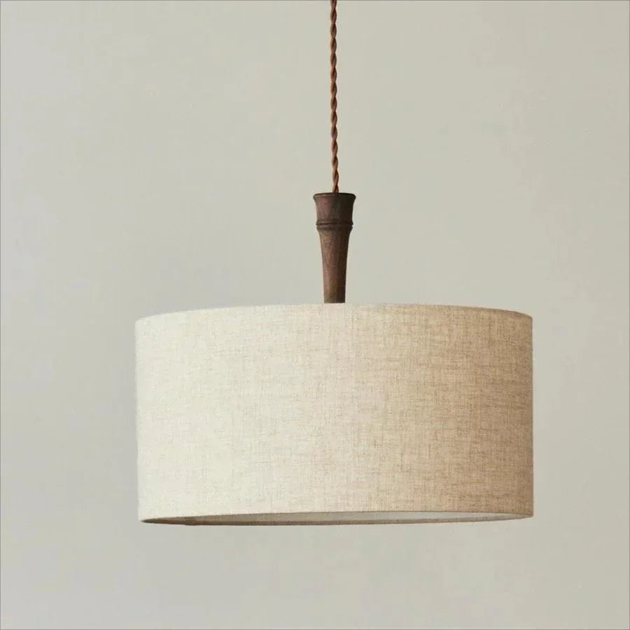 Afralia™ Walnut Chandelier: Stylish Lighting for Dining, Bedroom, Living Room