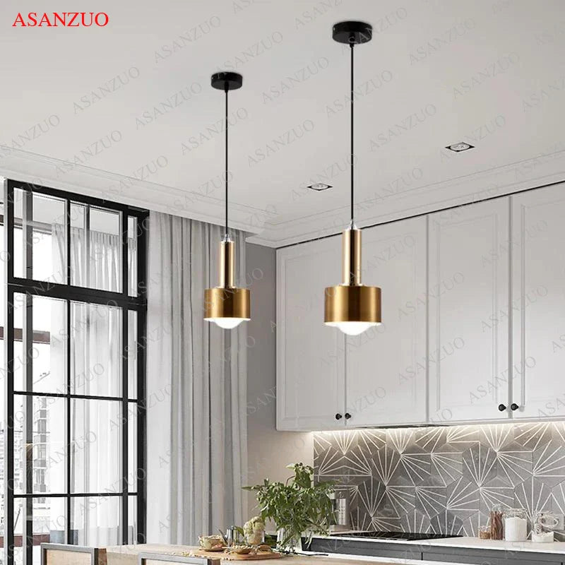 Afralia™ Modern Metal Macaron Pendant Lights - Fashion Nordic Restaurant Cafe Hanging Lamp