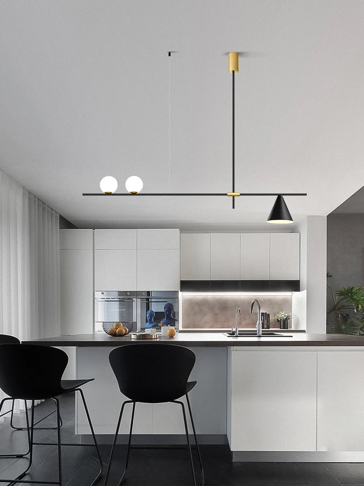 Afralia™ Modern LED Chandeliers: Nordic Minimalist Pendant Lights for Dining Room, Living Room, Kitchen