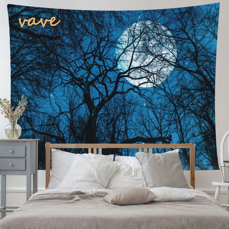 Afralia™ Forest Tree Landscape Tapestry Wall Hanging for Aesthetic Room Decor