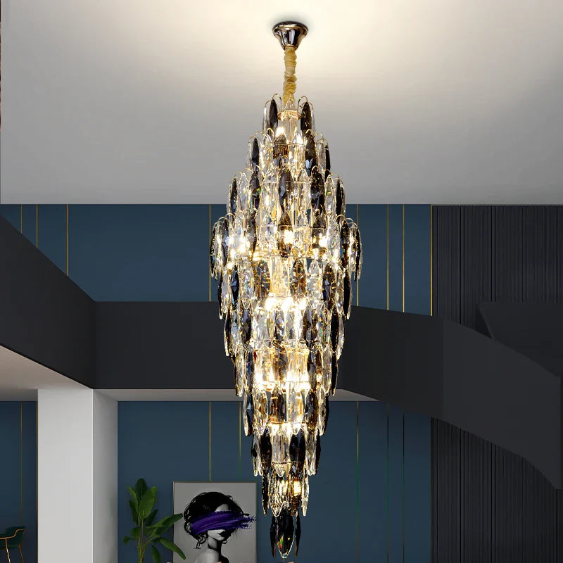 Afralia™ Crystal Chandelier for Luxe Modern European Villa Decor