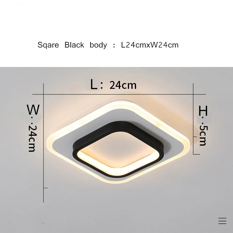 Afralia™ LED Aisle Ceiling Lights for Home Lighting in Bedroom Living Room Corridor