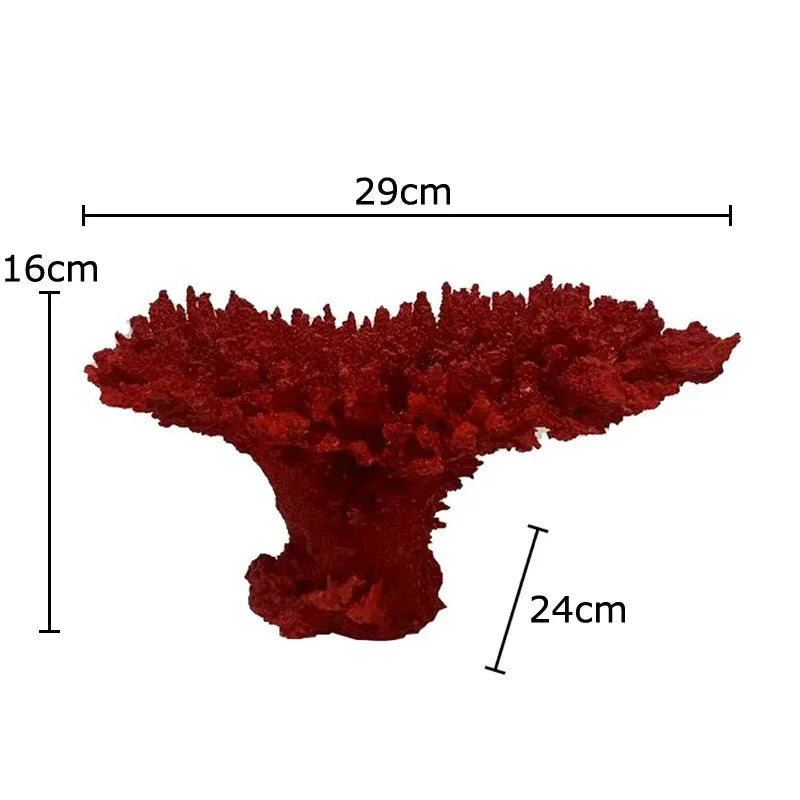 Afralia™ Coral Tree Sculpture Decorative Ornament for Modern Aesthetics