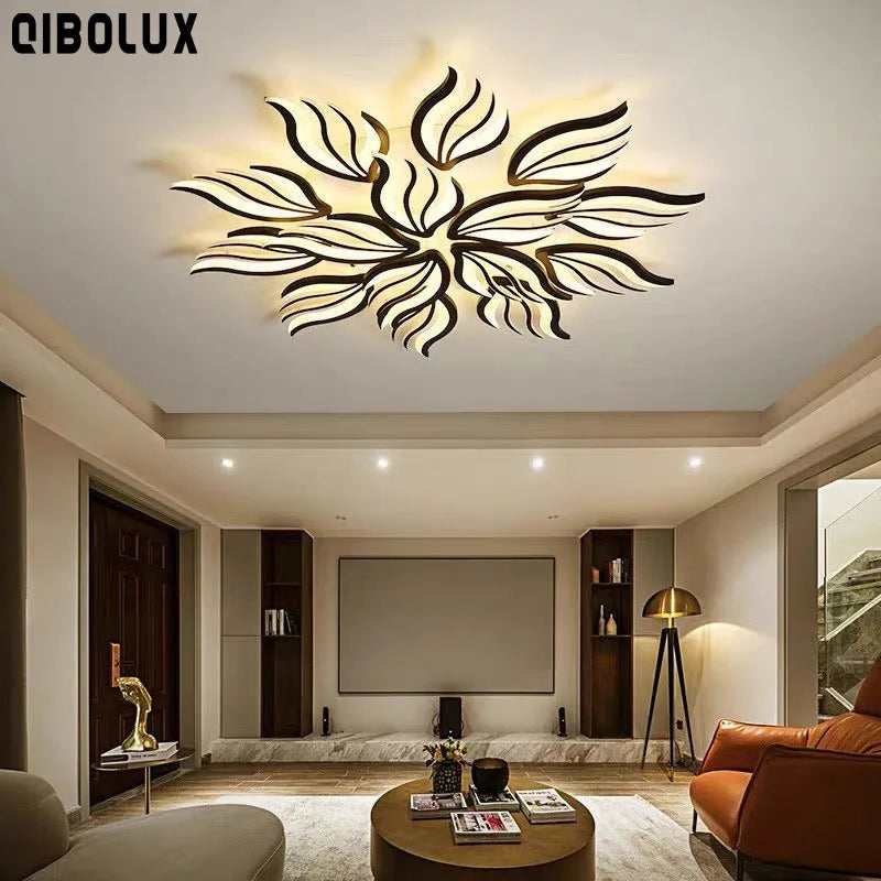 Afralia™ LED Panel Ceiling Light Dimmable Fixture for Modern Bedroom, Living Room, Kitchen